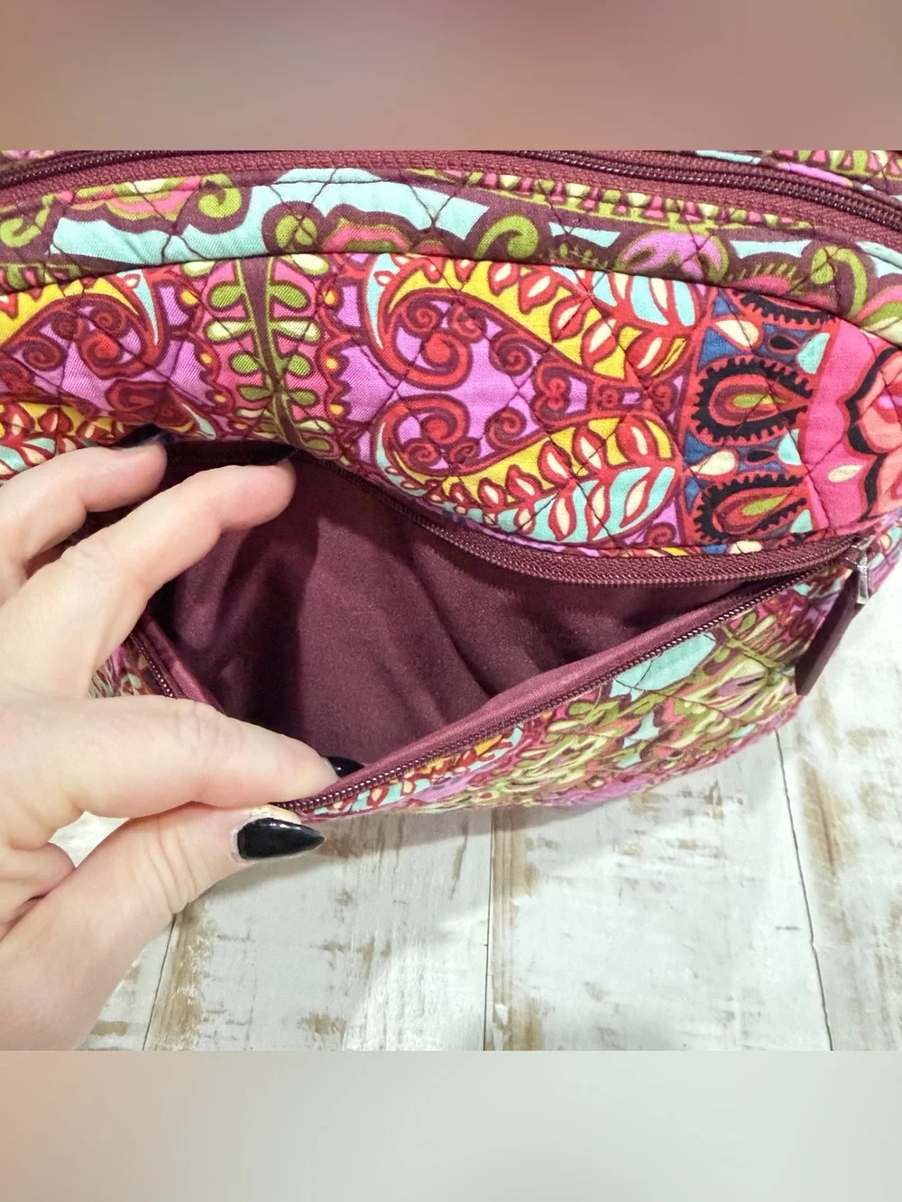 VERA BRADLEY Essential Large Backpack in Resort Medallion Retired Bohemian Pink